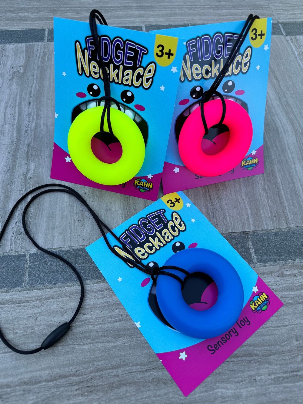 Sensory Fidget Necklace - Silicone Chewable Toy